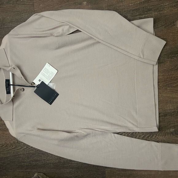 Bartolini NWT Men’s M Merino light long sleeve sweater Made in Italy. Beautiful - Picture 8 of 11